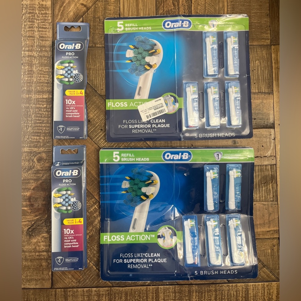 Oral-B Floss Action Replacement Brush Heads x18 count